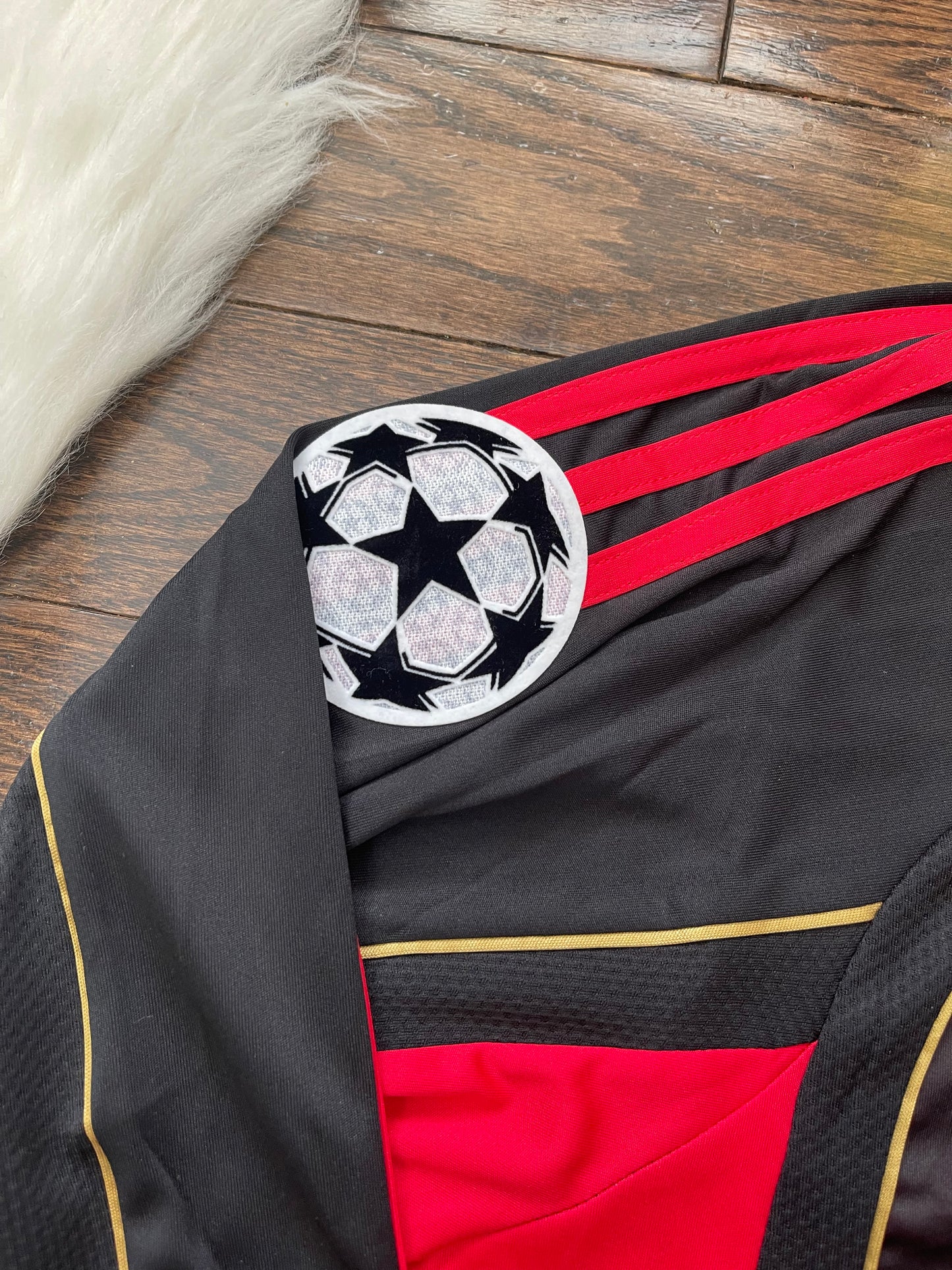 Ronaldo AC Milan Retro Home Soccer Jersey Long Sleeves