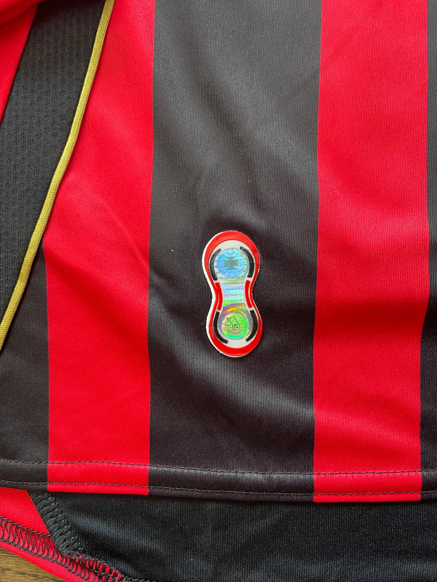 Ronaldo AC Milan Retro Home Soccer Jersey Long Sleeves