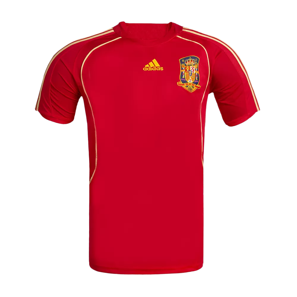 Spain Retro Soccer Jersey Home 2008