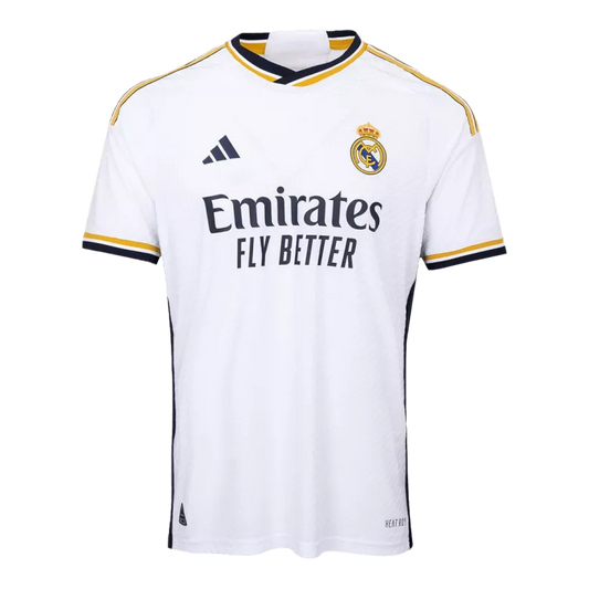 Real Madrid Home Soccer Jersey 2023/24 Player Version Fits Slim