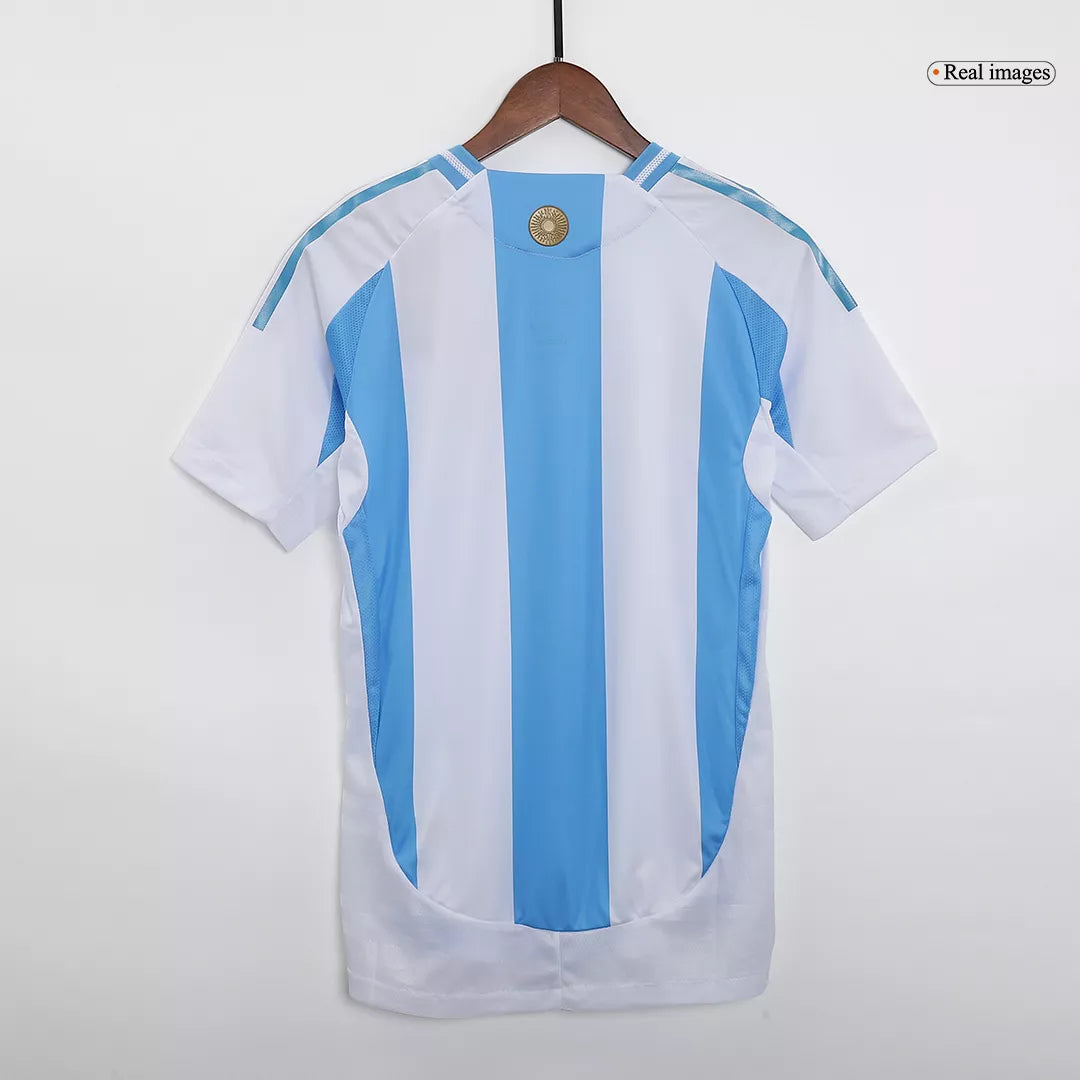 Argentina Copa America 2024 Soccer Home Jersey Player Version Fits Slim