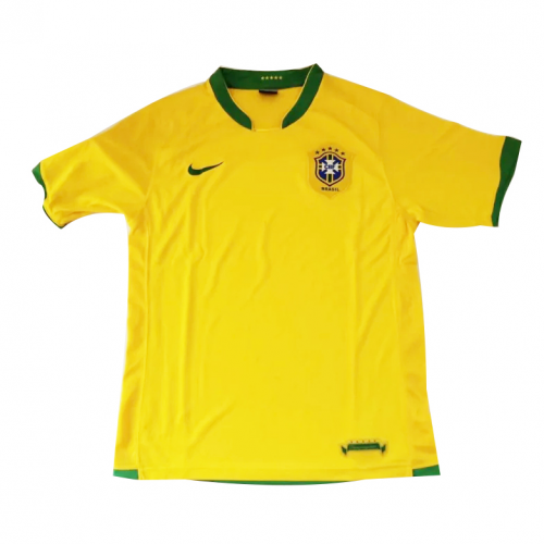 Brazil Retro Home Soccer Jersey