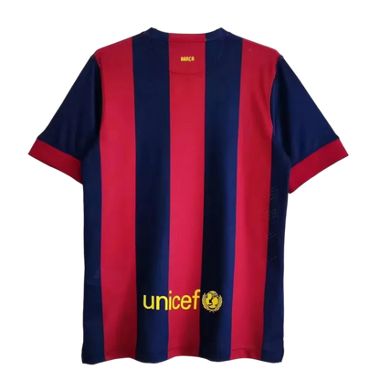 Barcelona Retro Custom Home Soccer Jersey 2014/15