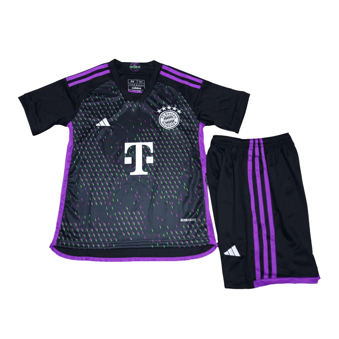 Bayern Munich Kids Away Soccer Jersey Kit