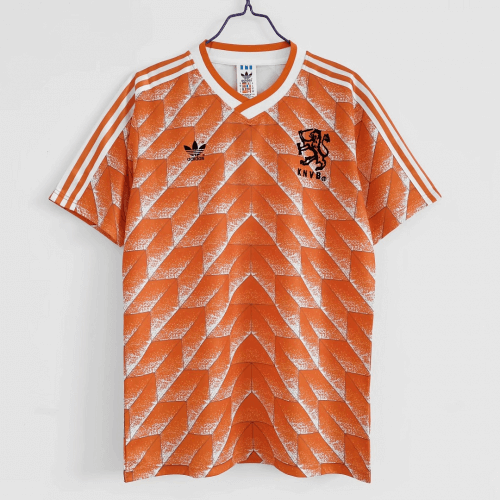 Netherlands Retro Home Soccer Jersey