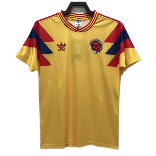 Colombia Retro Home Soccer Jersey