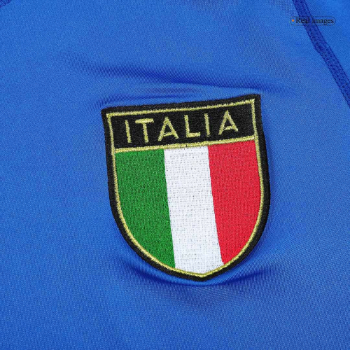 Italy Retro Home Long Sleeve Soccer Jersey