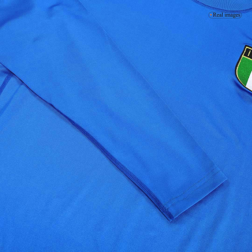 Italy Retro Home Long Sleeve Soccer Jersey