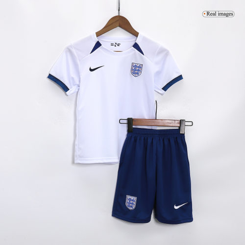 England Kids Home Soccer Jersey Kit 