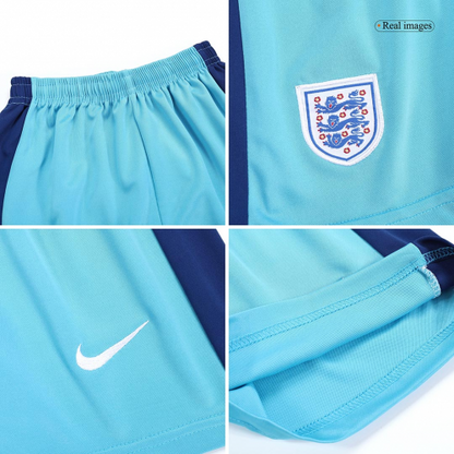 England Kids Away Soccer Jersey Shorts