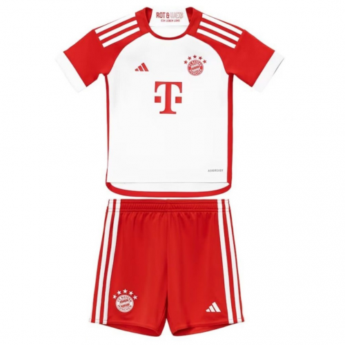 Bayern Munich Kids Home Soccer Jersey Kit