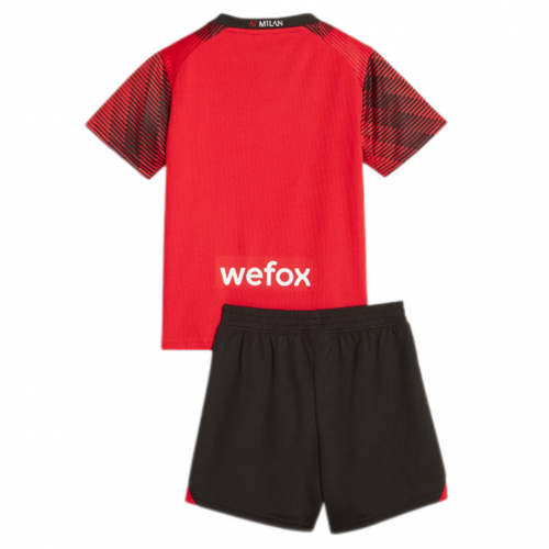 AC Milan Kids Home Soccer Jersey Kit