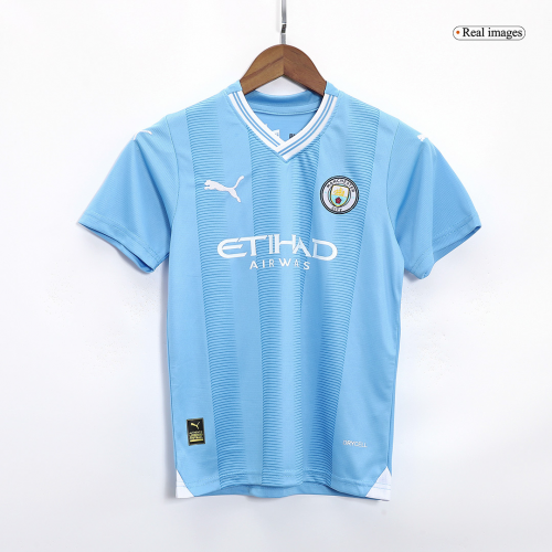 Manchester City Kids Home Soccer Jersey