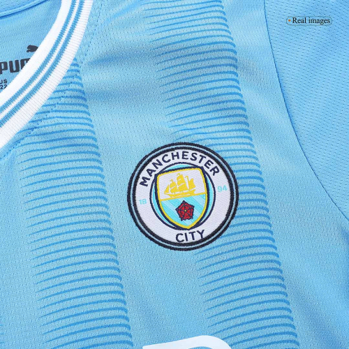 Manchester City Kids Home Soccer Jersey