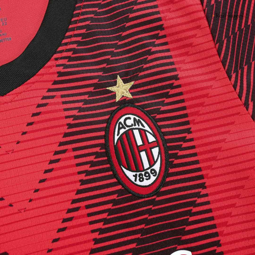 AC Milan Kids Home Soccer Jersey