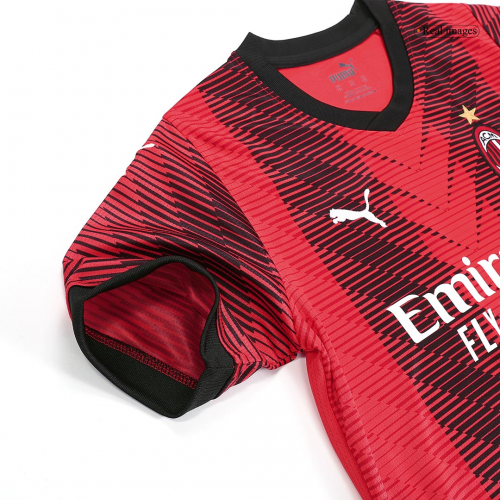 AC Milan Kids Home Soccer Jersey