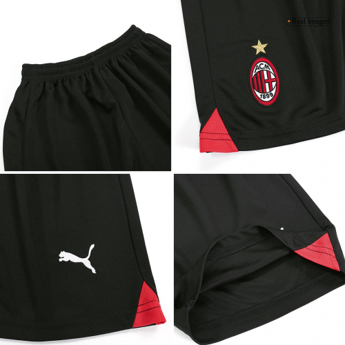 AC Milan Kids Home Soccer Shorts