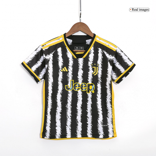 Juventus  Kids Home Soccer Jersey Kit 2023/24