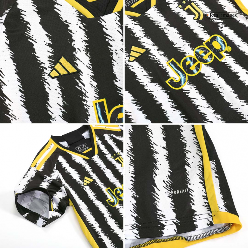 Juventus  Kids Home Soccer Jersey Kit 2023/24