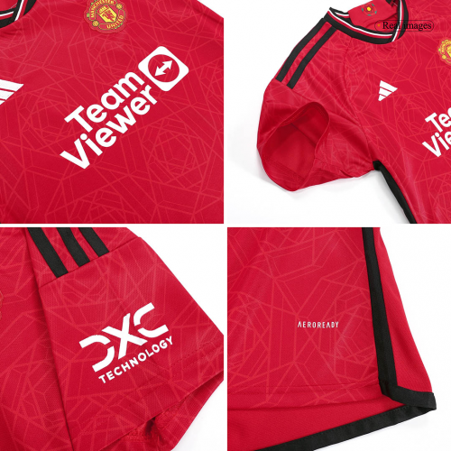 Manchester United Kids Home Soccer Jersey