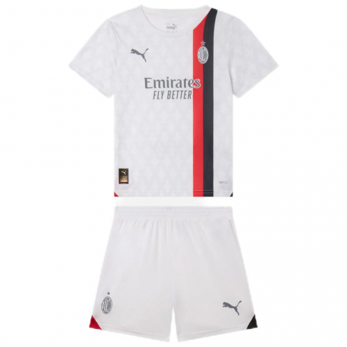 AC Milan Kids Away Soccer Jersey Kit