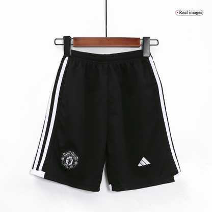 Manchester United Kids Away Soccer Shorts