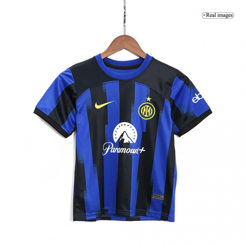 Inter Milan Kids Home Soccer Jersey  