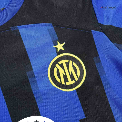 Inter Milan Kids Home Soccer Jersey 