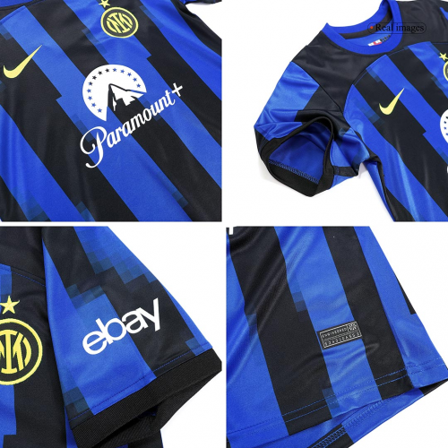 Inter Milan Kids Home Soccer Jersey