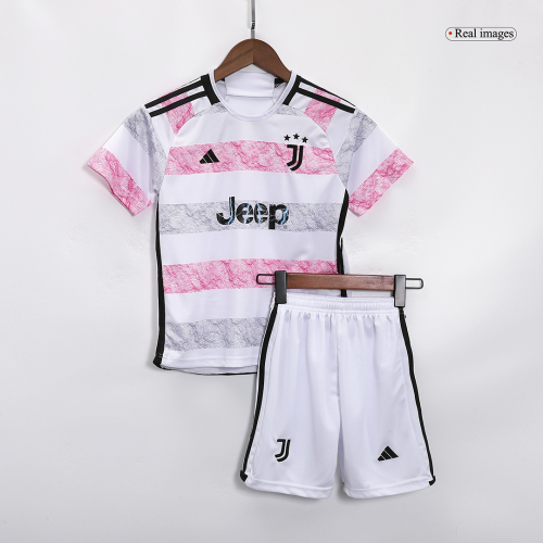 Juventus Kids Away Soccer Jersey Kit