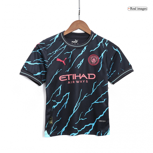 Manchester City Kids Third Away Soccer Jersey