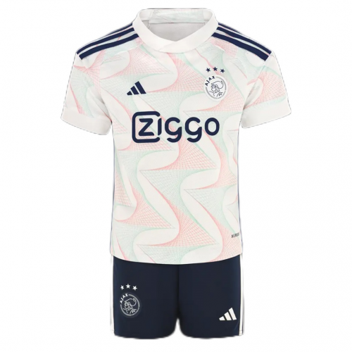 Ajax Kids Away Soccer Jersey Kit