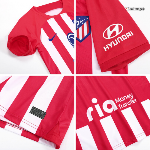 Atletico Madrid Kids Home Soccer Jersey