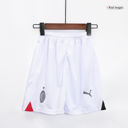 AC Milan Kids Away Soccer Shorts