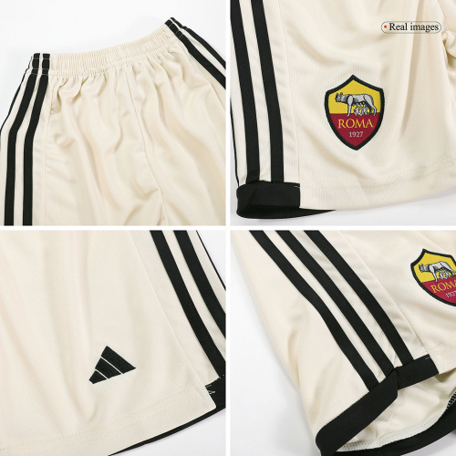 AS Roma Kids Away Soccer Shorts 