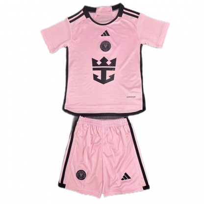 Inter Miami CF Kids Home Soccer Jersey Kit 2024