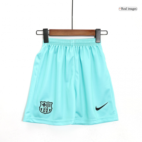 Barcelona Kids Third Soccer Shorts