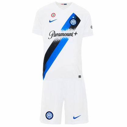 Inter Milan Kids Away Soccer Jersey Kit