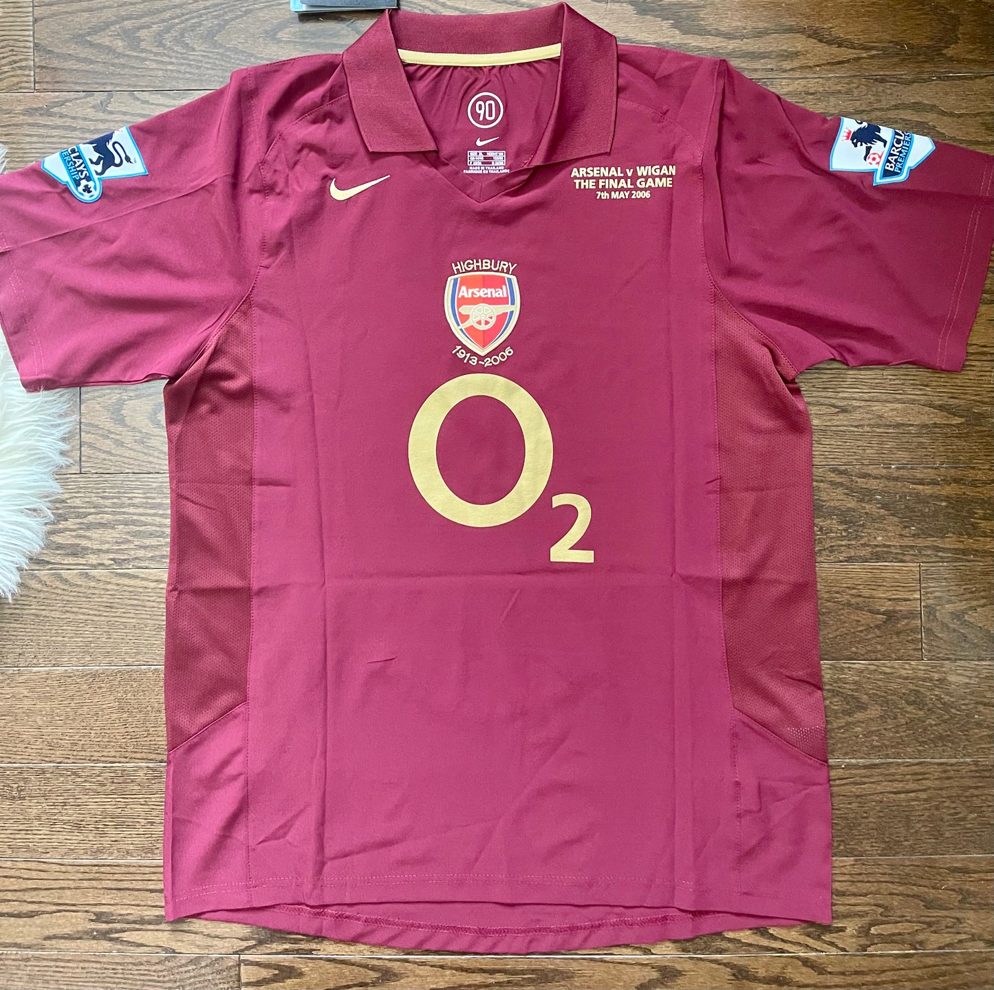 Arsenal Retro Henry Home Soccer Jersey