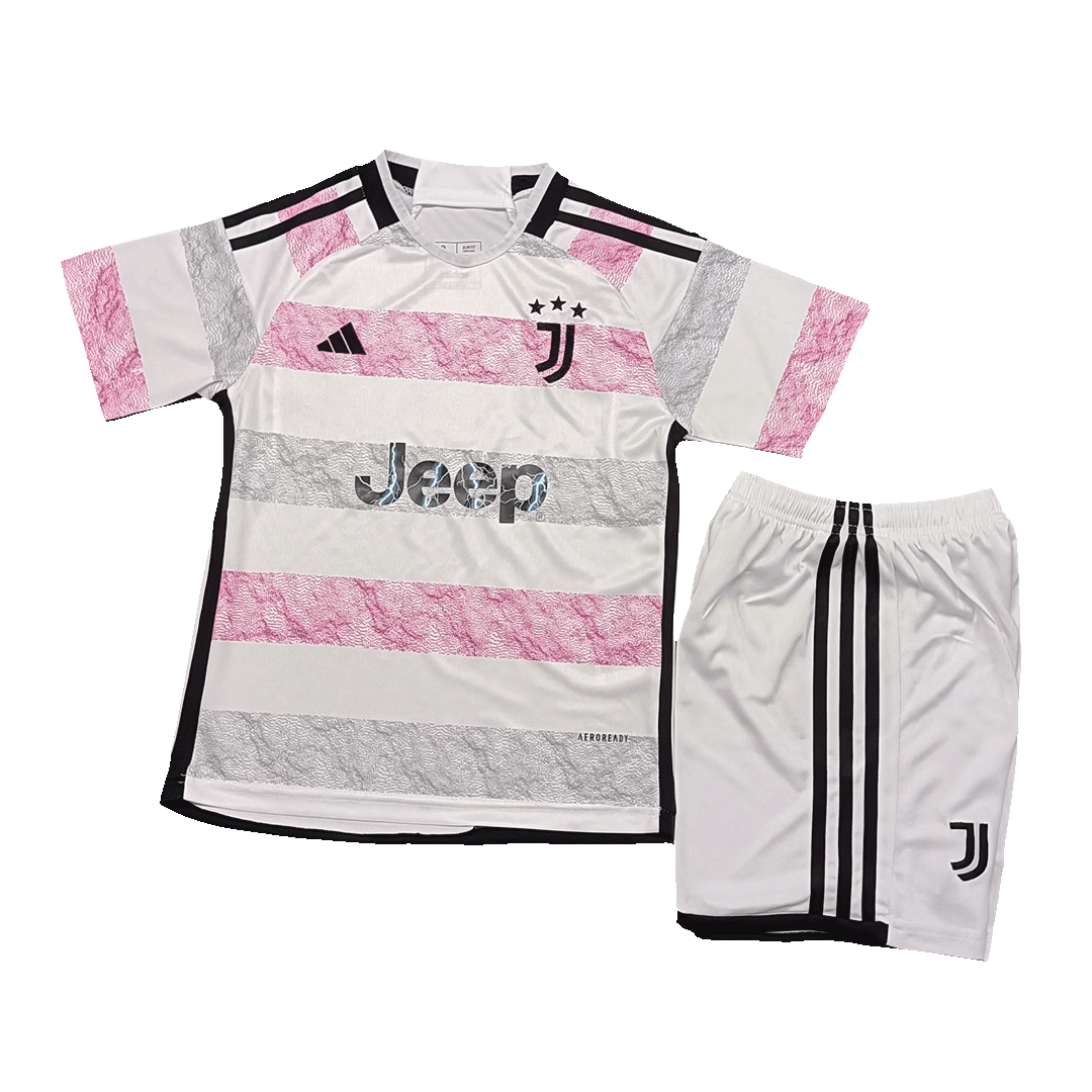 Juventus Kids Away Soccer Jersey Kit