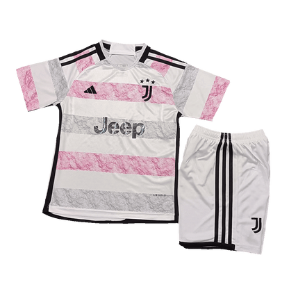 Juventus Kids Away Soccer Jersey Kit