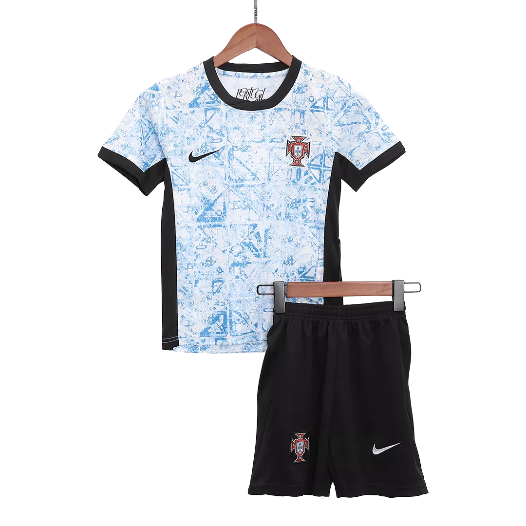 Portugal Kids Away Soccer Jersey Set