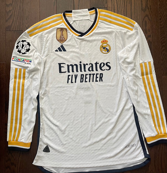 Vini Jr. Real Madrid UCL Home Soccer Jersey