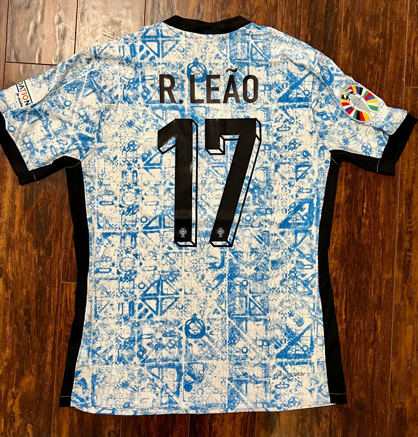 R.Leao Portugal Euro away Soccer Jersey