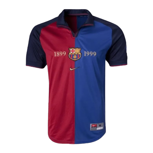 Barcelona Retro Custom Home Soccer Jersey