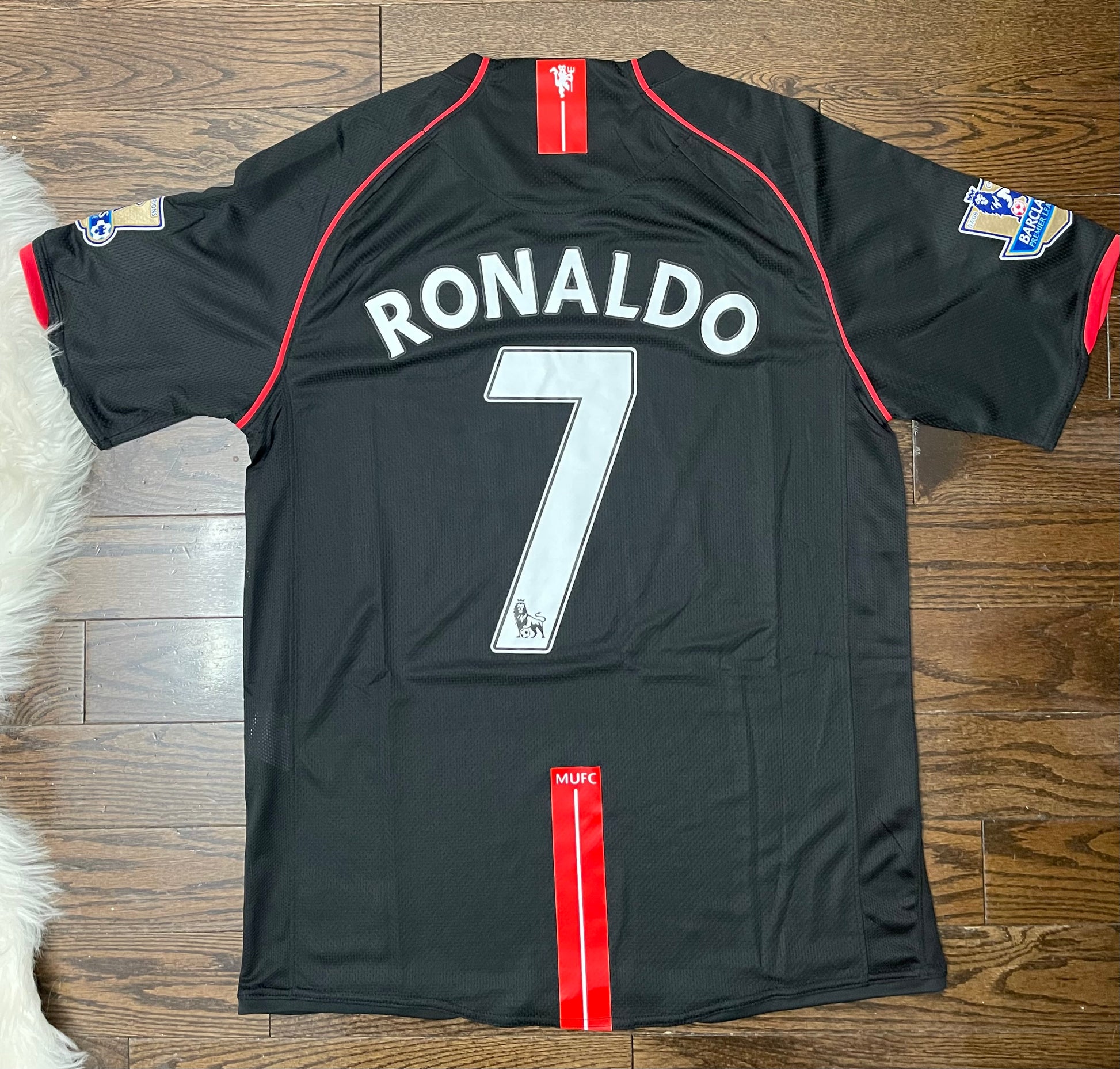 Ronaldo Manchester United Retro Premier League Soccer Jersey