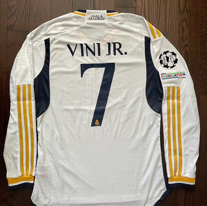 Vini Jr. Real Madrid UCL Home Soccer Jersey