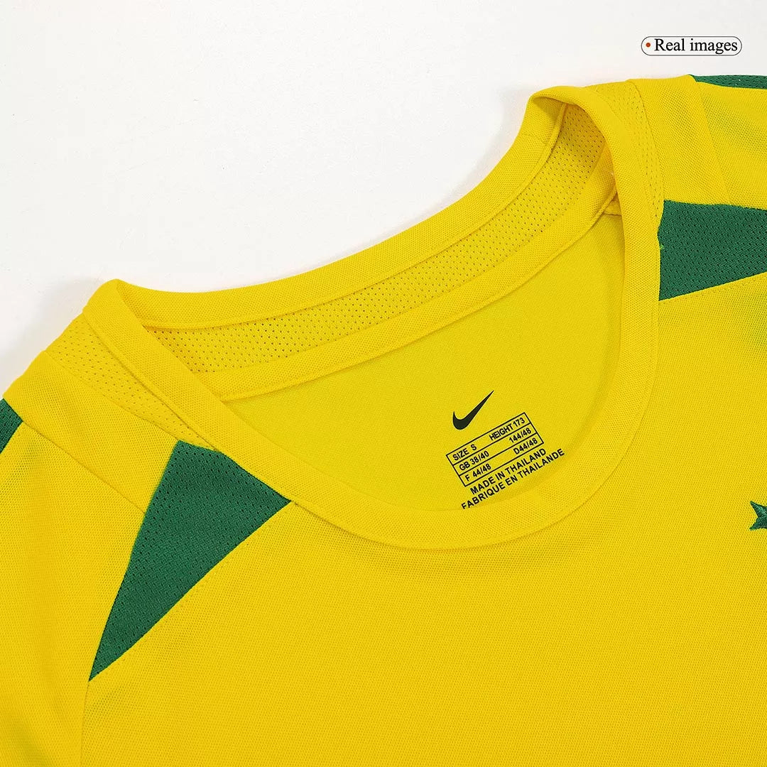 Brazil Retro Home Soccer Jersey