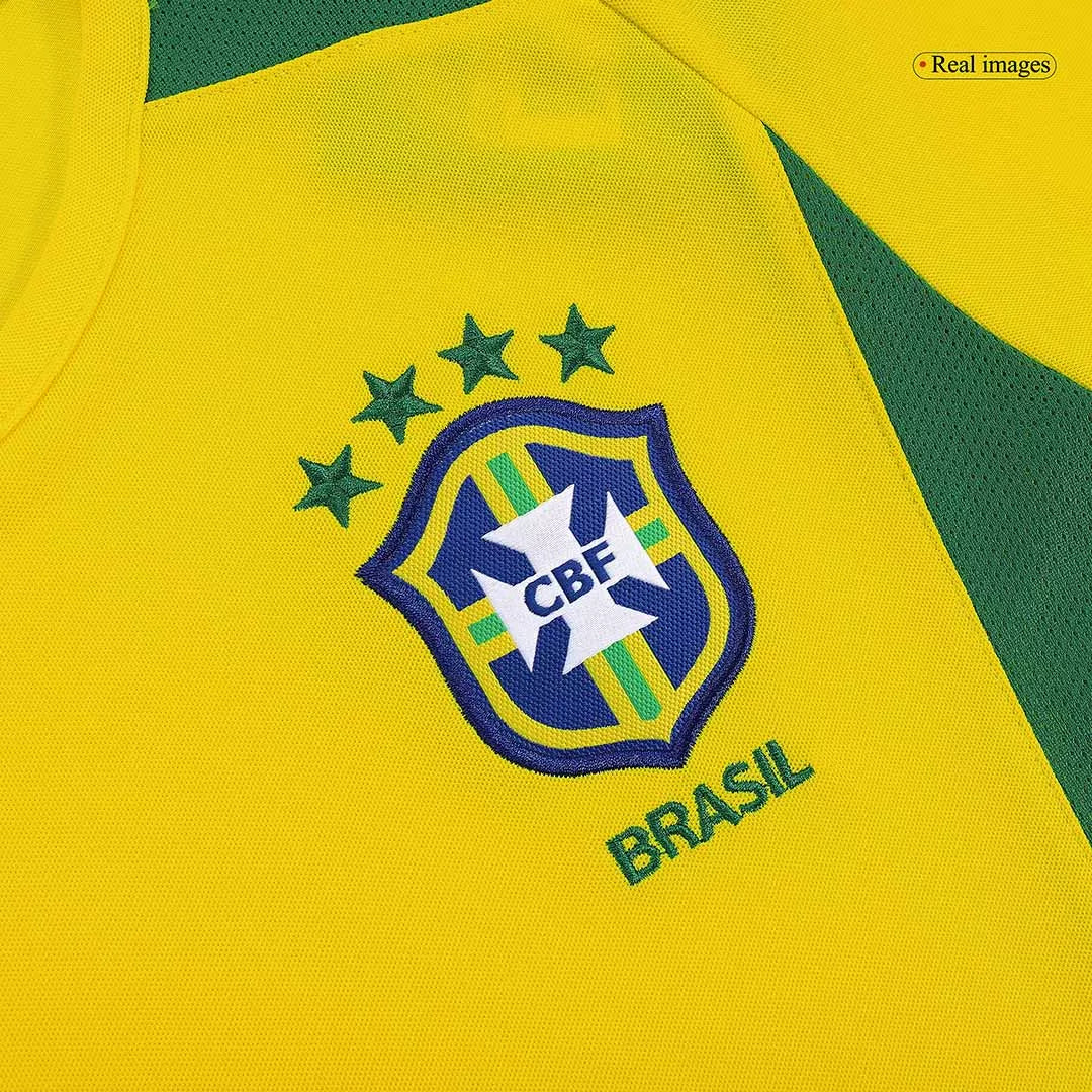 Brazil Retro Home Soccer Jersey