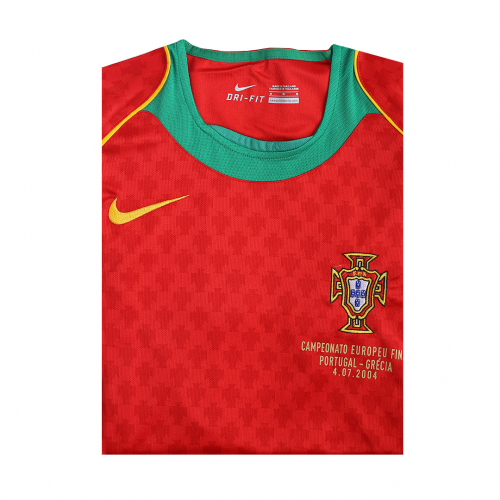 Cristiano Ronaldo Portugal Retro Home Soccer Jersey